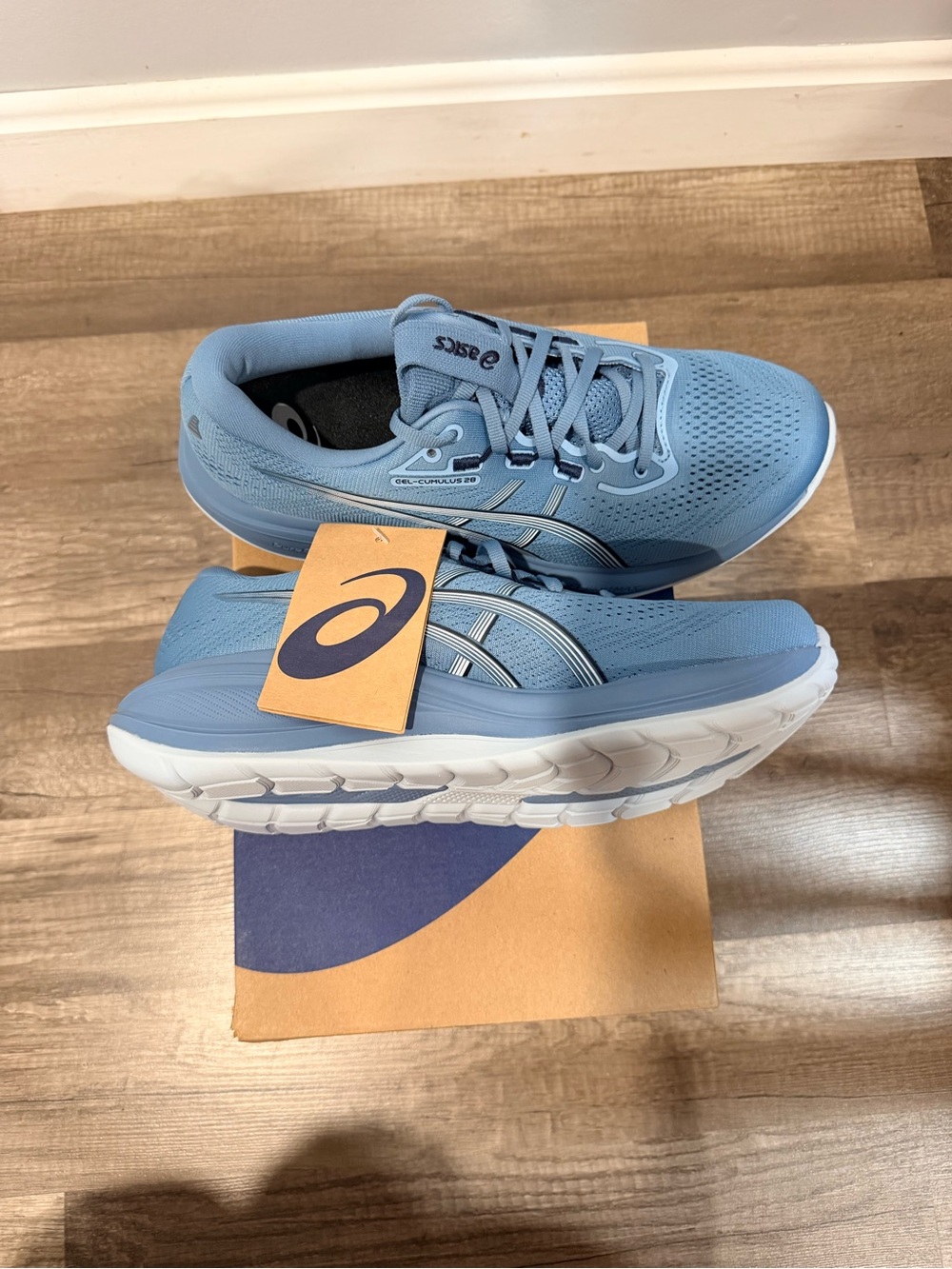 NWT ASICS Gel Cumulus Athletic Sneakers in arctic blue